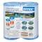 Intex Recreation Intex Krystal Clear Pool Filter Cartridge 8 in. H X 4.25 in. W X 4.25 in. L, PK2 29002E - alternate 1